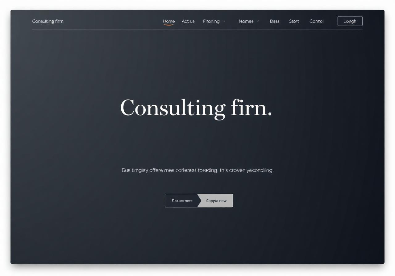 Strategy Consulting Site
